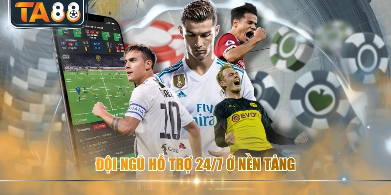 Đội ngũ hỗ trợ 24/7 ở nền tảng