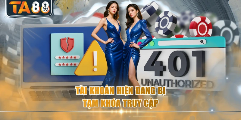 Tài khoản hiện đang bị tạm khóa truy cập